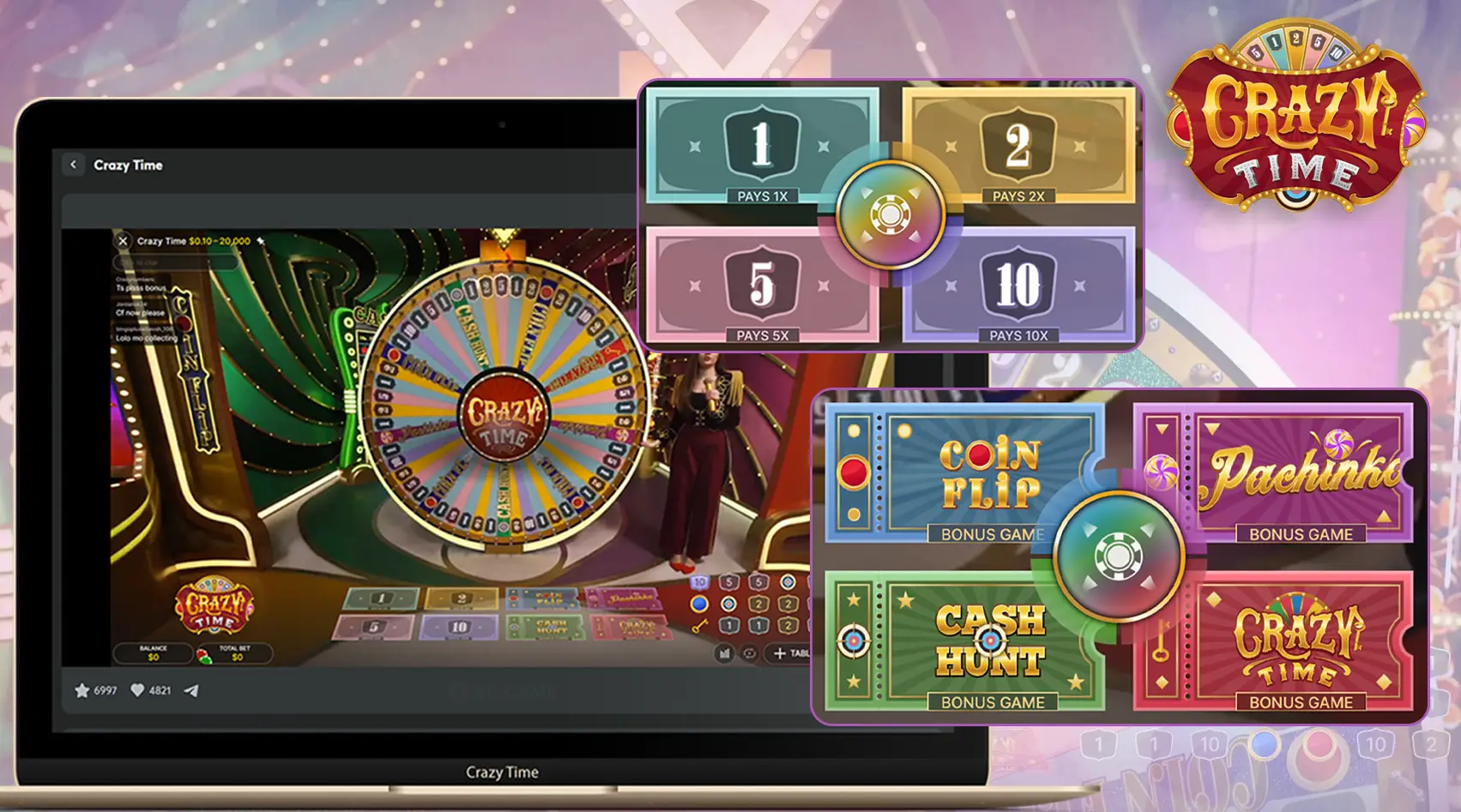¿Cómo jugar Crazy Time?