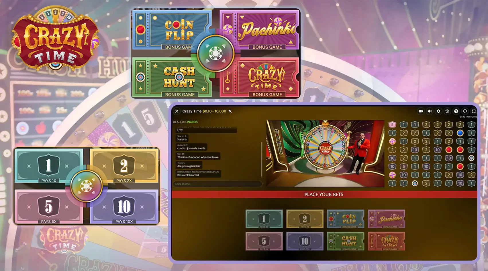 Estrategias para ganar Crazy Time