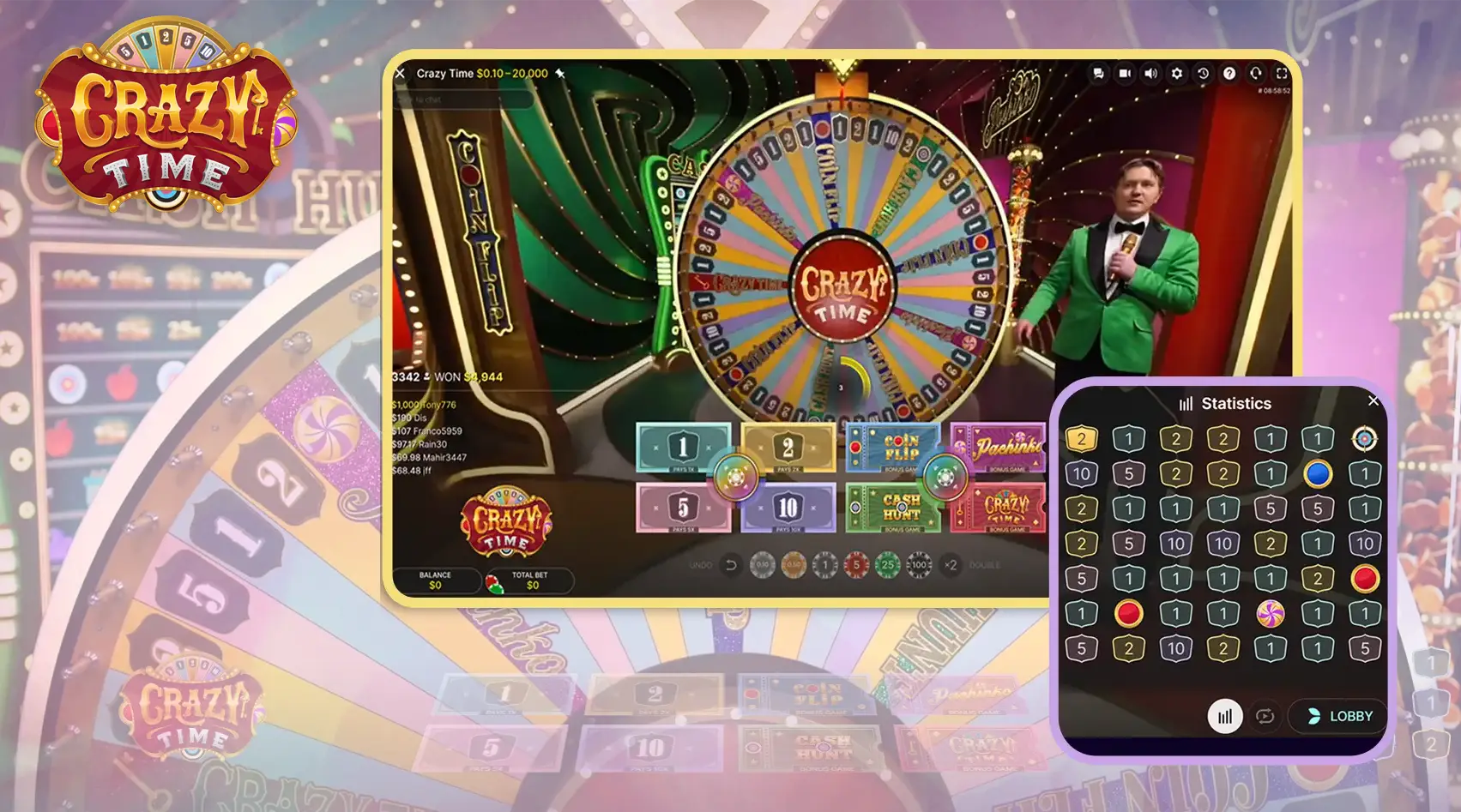 Crea tu propia estrategia Crazy Time y comienza a jugar hoy mismo